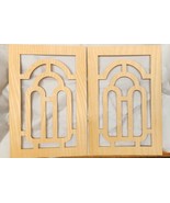 2 New Grandfather Clock Replacement Wood Panels Unfinished NOS 7 7/8&quot; x ... - £20.24 GBP