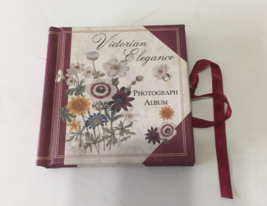 Victorian elegance photograph album vintage mini picture photo book shabby chic - £15.78 GBP