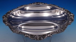Grande Baroque by Wallace Silverplate 3-part Celery Relish Dish 13 1/2&quot; (#7829) - £74.00 GBP