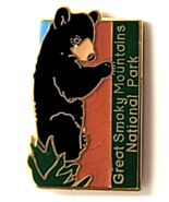 Great Smoky Mountains National Park Black Bear Tree Wild Animal Travel S... - $14.99