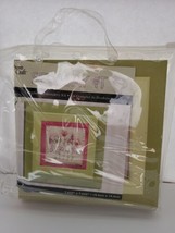 Complete Embroidery Kit With Frame Sew Say It Green Instructions Dream  - $19.19