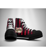 Baseball California League Visalia Rawhide Printed Canvas Sneakers SHoes - £31.94 GBP+