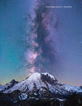 Milky Way over Mt Rainier Washington Photo Picture Print 4X6,5X7, 8X10, 8.5X11 - £7.12 GBP+