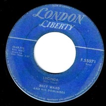 Billy Ward &amp; His Dominoes Lucinda 45 rpm Star Dust Canadian Pressing London - £3.11 GBP