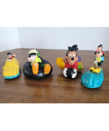 Vintage 90&#39;s 4 Goofy and Max Disney Burger King Toy Figures 3 are Pull B... - $9.89