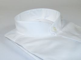 Mens CEREMONIA Pastor Shirt 100% Cotton Turkey Banded Collar #stn 13hyk White image 5