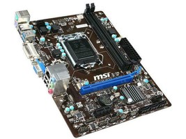 Msi H81M-P33 Intel H81 Lga 1150 Socket DDR3 Micro Atx Motherboard - $68.80