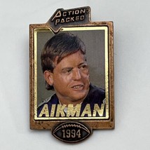Troy Aikman Dallas Cowboys 1994 Action Packed NFL Football Lapel Hat Pin - £7.77 GBP