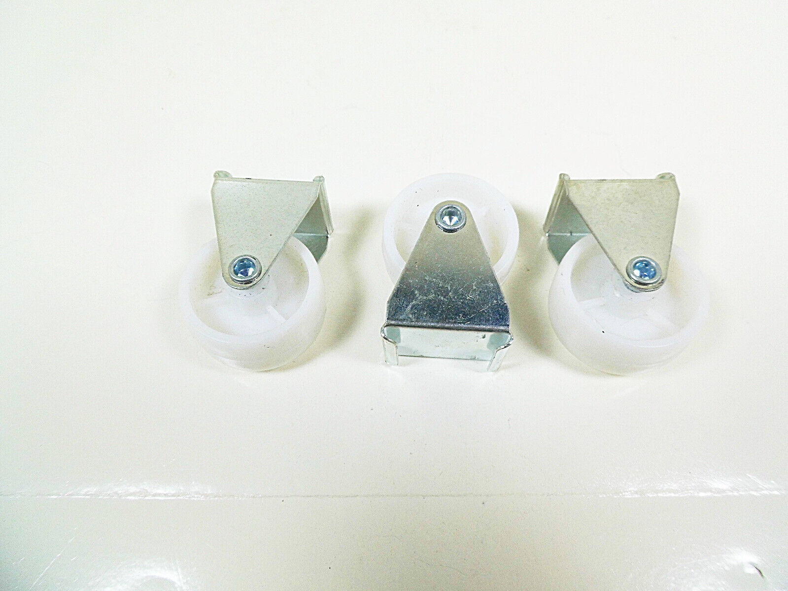Small Furniture Caster and Wheels Rigid Plastic Cabinet Table Casters Wh... - $7.68