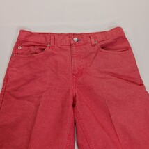 Levi's 577 Women's Pink/Fuschia Cotton Blend Denim Cropped Jeans (31×22) image 12