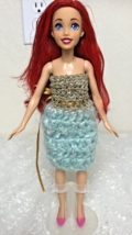 2022 Mattel Disney Little Mermaid Ariel 11&quot; Rigid Body #HMC49 R381 - £7.58 GBP