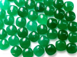 100% Natural Green Emerald Cushion Cabochon Briolettes AAA+Grade Loose Gemstone - £13.75 GBP+