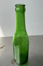 Vintage Shivar Springs Ginger Ale Green Embossed Soda Bottle Shelton SC (a) - $24.74