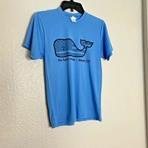 c2 Sport Short Sleeve Tee T Shirt Youth Sz M Blue Jonah Whale The Lord R... - $6.10