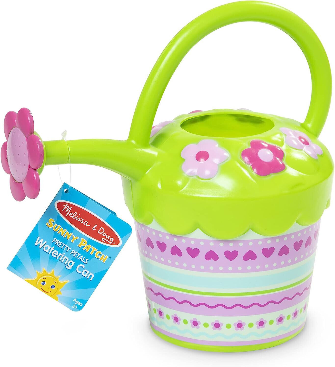 Melissa & Doug 6724 Sunny Patch Pretty Petals Flower Watering Can  Pretend Play - $18.81