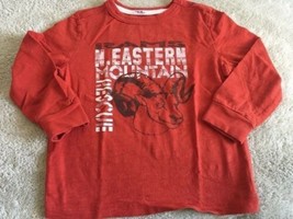 Cherokee Boys Dark Orange Rams Mountain Vintage Long Sleeve Shirt 3T - $5.39