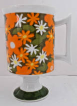 Vintage Smug Mugs Royal Crown Arnat Daisy Daisy Pia Green Pedestal Coffe... - €13,01 EUR