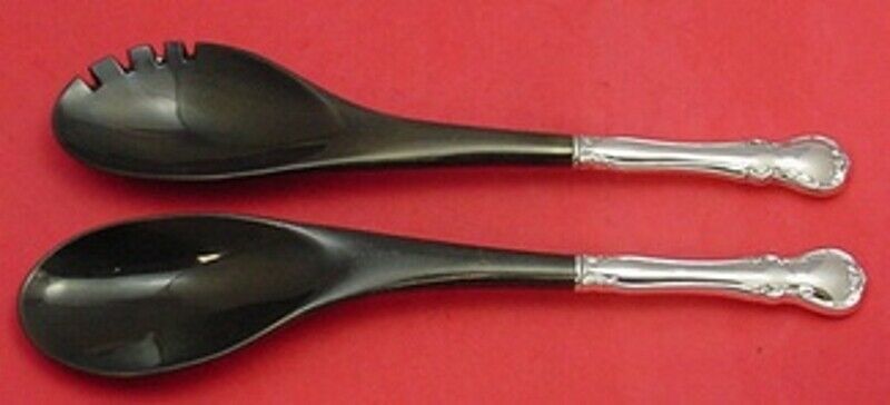 Primary image for French Provincial by Towle Sterling Silver Salad Serving Set with Ebony 2-Piece