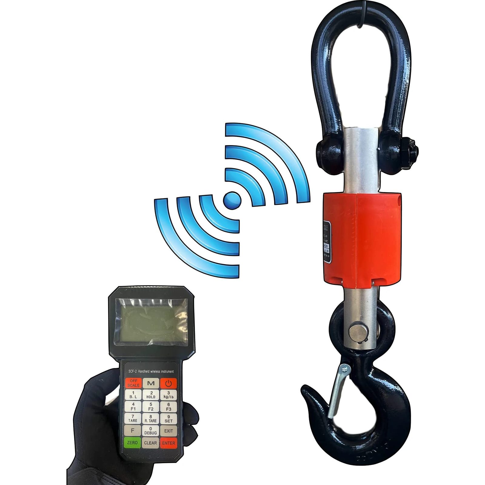 Primary image for SellEton SL-W-CR-20k Industrial Wireless Crane Scale 300 ft Range Hanging Scale 