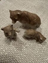 Bone China Bear Family Three Vintage Figurines - $15.79 Bone China Bear Family Three Vintage Figurines - $15.79