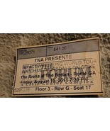 Pro Wrestling TNA Impact World Tour Ticket Stub  2011 At The Forum Arena... - $551.25 MXN