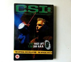 CSI Crime Scene Investigation Official DVD (Face Lift 1.17) &amp; (35K O.B.O. 1.18) - £4.96 GBP