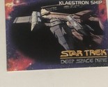 Star Trek Deep Space Nine 1993 Trading Card #73 Klaestron Ship - $1.97