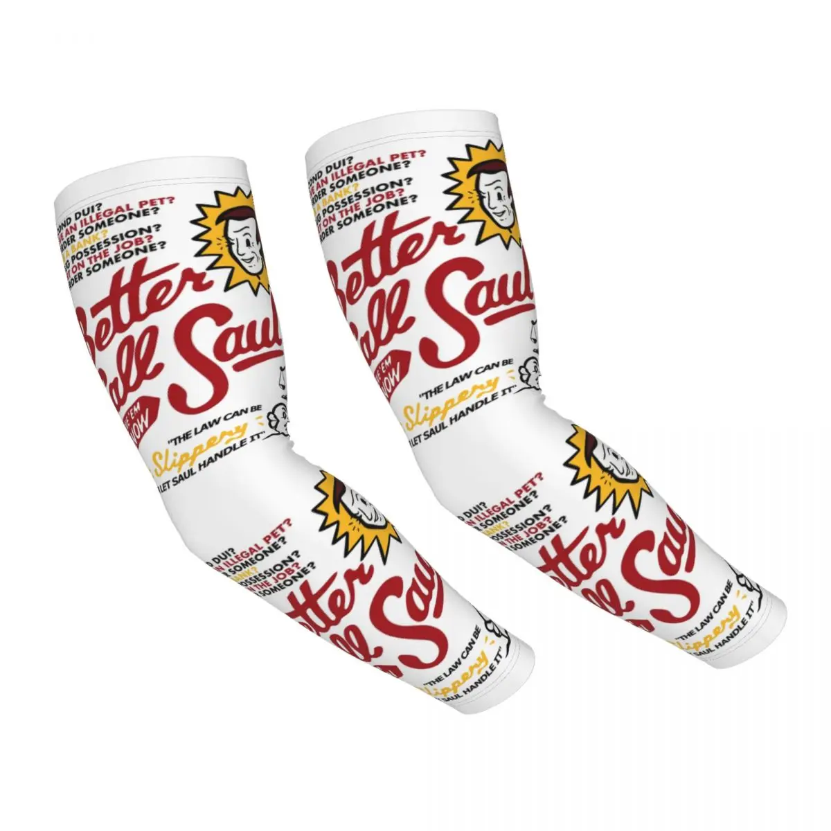 Better Call Saul Saul Goodman  UV Protection Cooling Arm Sleeves Women Men TV Mo - £83.68 GBP