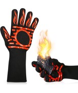 BBQ Grill Gloves, 1472°F Heat Resistant Barbecue Gloves Oven Mitts - $16.44