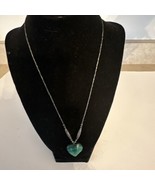 Malachite Heart Shape Pendant 19” - $22.43