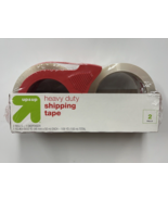 Up &amp; Up Shipping Packaging Tape, Heavy Duty,1.88in X 54YD 2 rolls 1 Disp... - £11.27 GBP