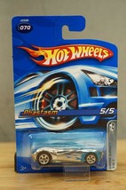 NOS 2005 Hot Wheels 070 Phastasm Chrome Burnez Rack Pack Metal Toy Car M... - $8.33