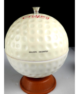 Golf Ball VTG Novelty  Barware 19th Hole  Decanter Shot Glasses Golf Bal... - £31.05 GBP