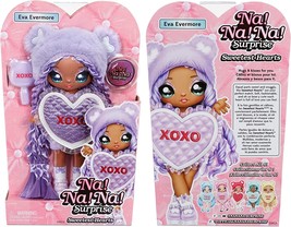 Na! Na! Na! Surprise Eva Evermore Sweetest Hearts  7.5&quot;  Purple Fashion Doll NEW - £6.29 GBP