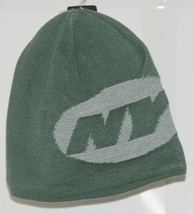 Reebok Team Apparel NFL Licensed New York Jets Green Reversible Knit Beanie image 1