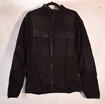 H&amp;M Mens Two Pockets Fleece Jacket Black M - $39.60
