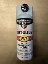 Rust-Oleum Stop Rust Custom Sprays 5 in 1  Spray Paint 12 oz Peaceful Blue Satin - £7.40 GBP