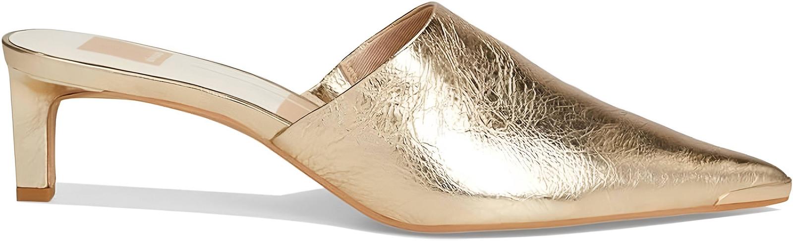 Dolce Vita Women&#39;s Lexy Pointed Toe Kitten Heeled Slip On Mules Size 6.5 - $91.08