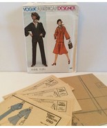 Vogue Sewing Pattern 1260 Vtg Anne Klein 8 Top Pants Skirt Shirt Scarf L... - £9.68 GBP