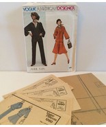 Vogue Sewing Pattern 1260 Vtg Anne Klein 8 Top Pants Skirt Shirt Scarf Loose FF - £9.87 GBP