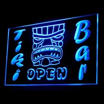 170019B Tiki Bar Club Mini Bar Hawaii Casual Fantastic Stool Mask LED Light Sign - £17.57 GBP