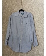 Ralph Lauren Classic Fit Men’s Button Up Long Sleeve Striped Shirt Size ... - $23.99