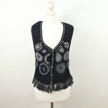 Free People Crochet Vest Top Size Small NEW RRP £105 - £21.89 GBP