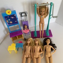 Barbies barbie doll mattel space discovery Skipper Babysitter Stacie Gymnastics - $39.99
