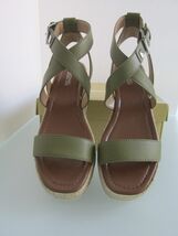 Michael Kors New (Lowry Wedge) Leather Espadrilles Size 8M - $45.00