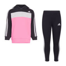 adidas Little Girls 2-pc. Legging Set Adi Black 4 - £23.88 GBP