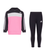 adidas Little Girls 2-pc. Legging Set Adi Black 4 - £23.84 GBP