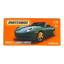Matchbox Porsche 911 Carrera Cabriolet - Matchbox Power Grabs - £2.10 GBP