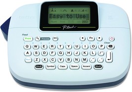Brother P-Touch, PTM95, Handy Label Maker, 9 Type Styles, 8 Deco Mode Patterns, - $36.99