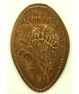 TENNESSEE AQUARIUM Jellyfish  Souvenir Pressed Elongated Copper 1979 Penny - $92.08 MXN